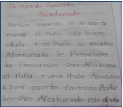Figura 9.Evidencia Escritural 2 