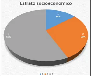 Figura 1 Estrato socioeconómico de los estudiantes                          