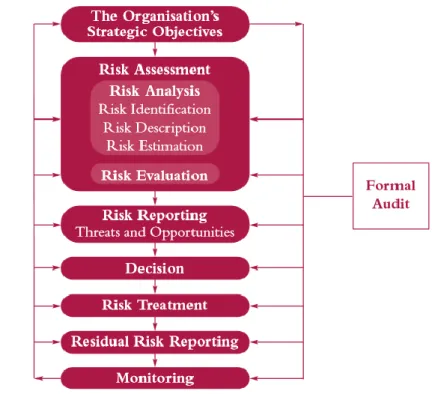 Figura 4 – El proceso de gestión de riesgos (IRM). 