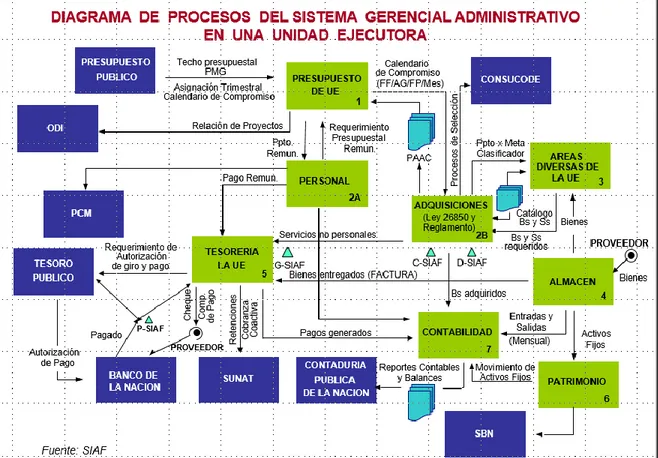 Figura N° 03: Sistema Gerencial Administrativo de Una Unidad Ejecutora. 
