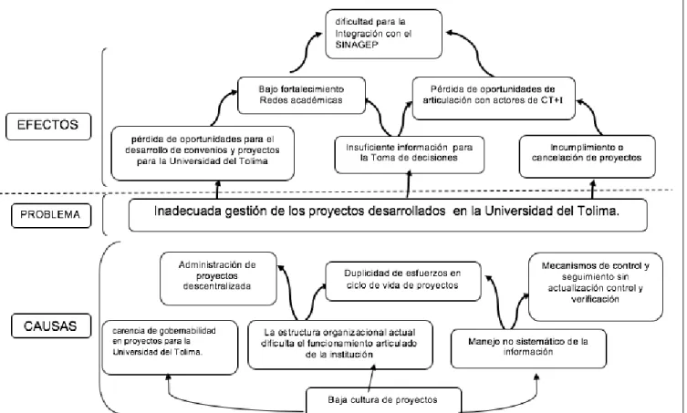 Figura 2 Árbol de problemas 