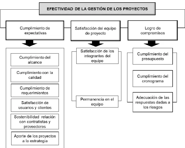 Figura 6 Efectividad de la Gestión de los Proyectos 