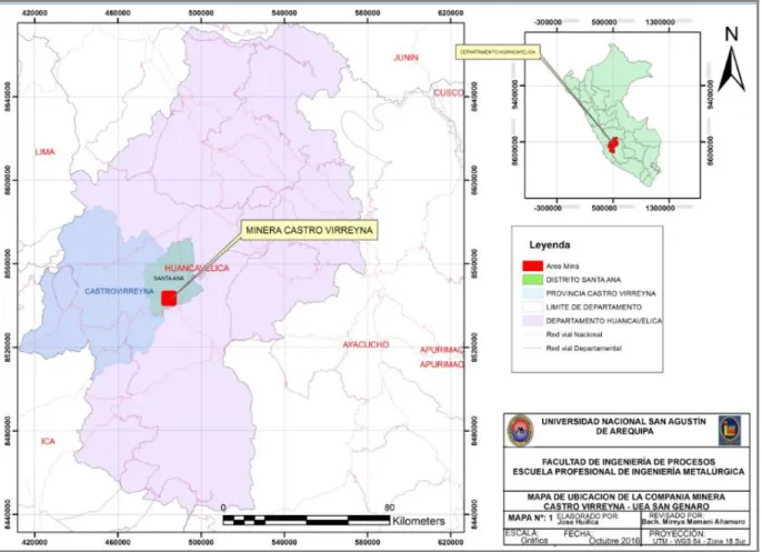 Figura N° 3 Rutas de acceso al Proyecto 