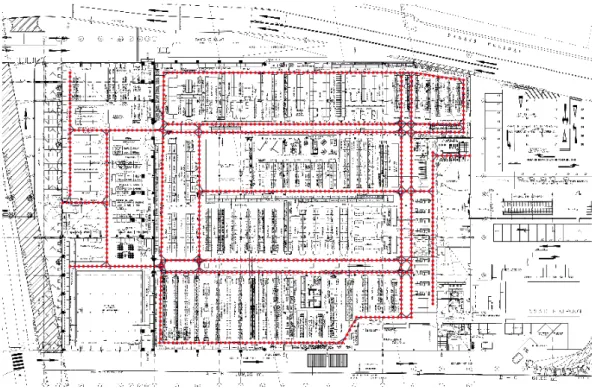 Figure 1. Sample graph on a hardware store map.