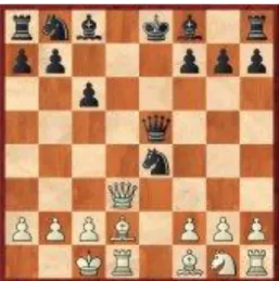 Figura 8-1: Posición final del mate de reti 