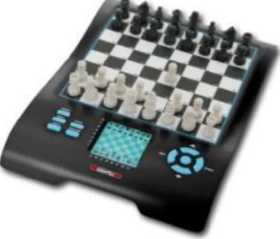 Figura 11-1:  Tablero de ajedrez electrónico chess master 