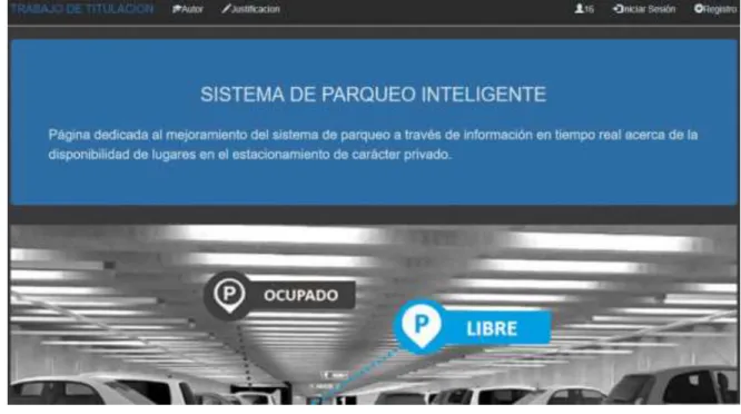 Figura  13-2: Visualización de la aplicación web 