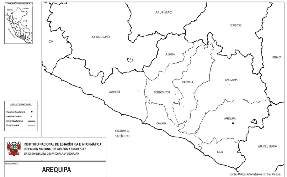 Figura Nº 1  Región Arequipa