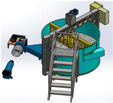 Figura 1-4: Diseño final de la máquina secadora automática para cacao
