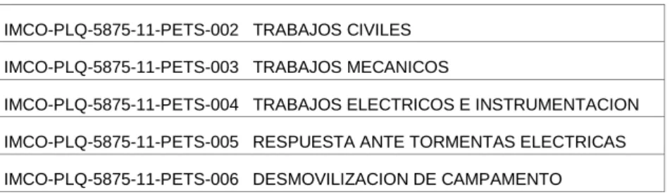 Tabla N° 4.4. Permisos 