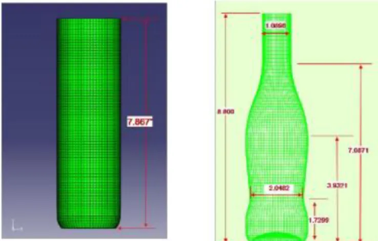 Figura 1.4: Conformación de un cilindro en forma de botella por medio de matrices de  reducción y expansión