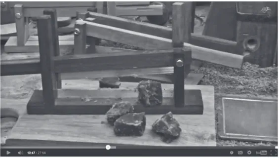 Foto 6. En el video de You-tube se puede encontrar el artefacto de madera y aluminio que se está comercializando  actualmente en Colombia