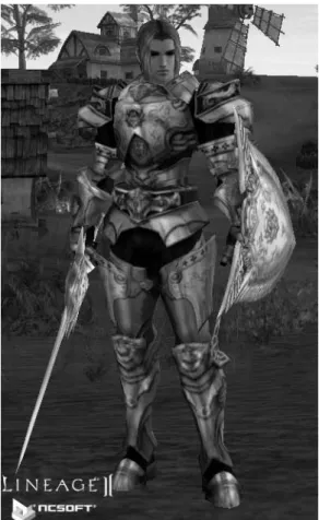 Figura 1. Avatar del juego Lineage 2.