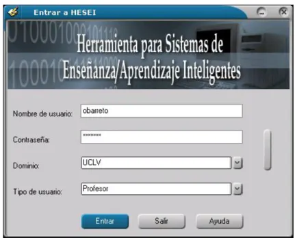 Figura 2.6 Entrada a HESEI como profesor 
