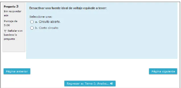 Figura 2.12: Visualización del ejercicio desde el rol de estudiante, Tema I. 