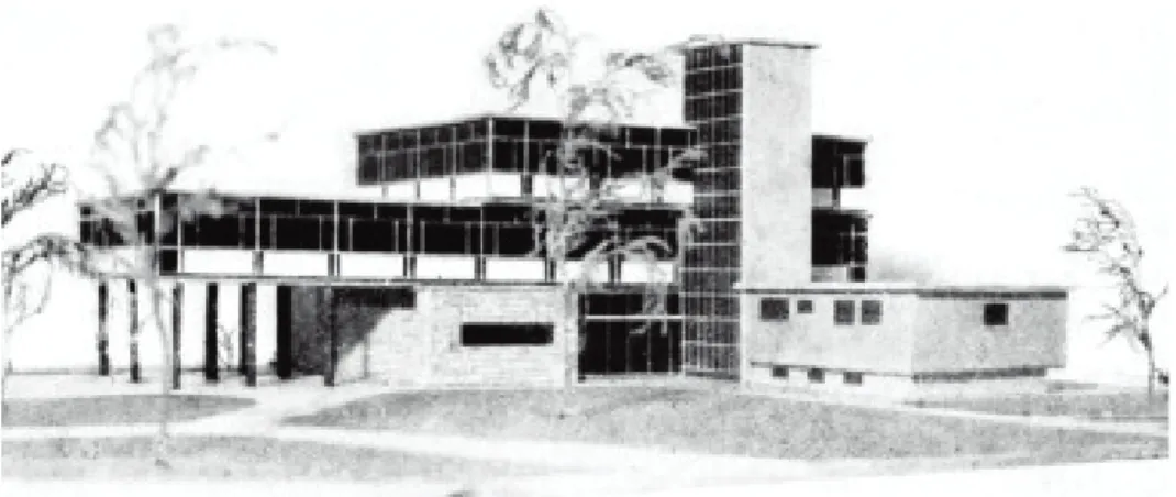 Fig. 10 – Casa Sindical. Maqueta de proyecto.