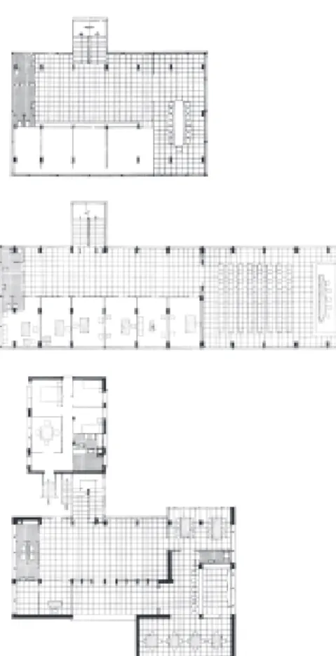 Fig. 6 – Casa Sindical. Plantas.