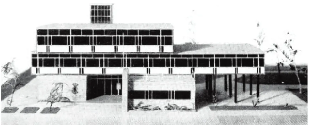 Fig. 9 – Casa Sindical. Maqueta de proyecto.