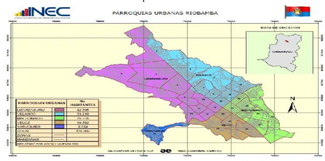 Gráfico 1: Mapa de cantón Riobamba 