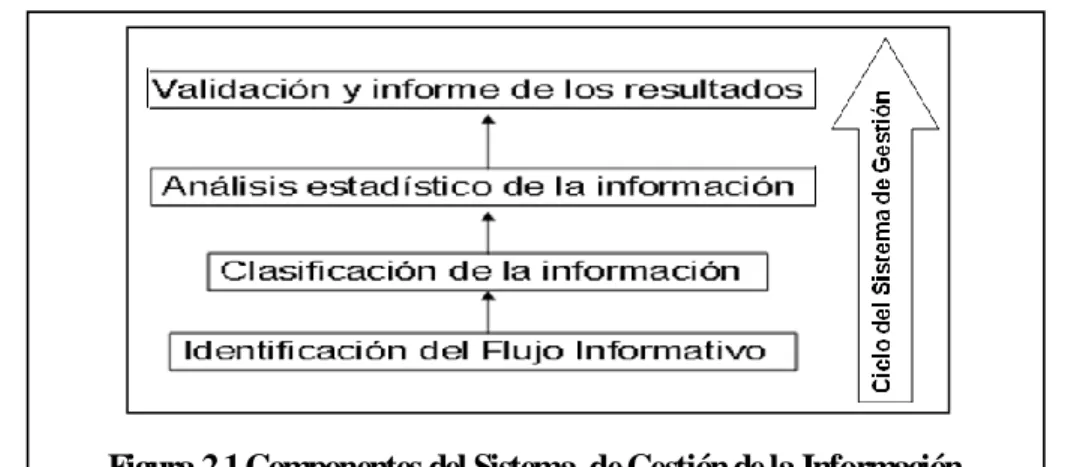 Figura 2.1 Componentes del Sistema  de Gestión de la Información 