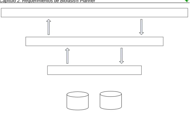 Fig. 2.5.1 Diagrama de capas de Biofasis® Planner.