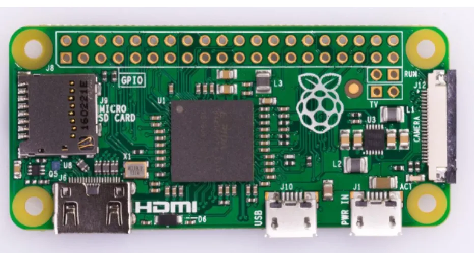 Figura 1.6. Raspberry Pi Zero (“Raspberry Pi - Teach, Learn, and Make with  Raspberry Pi,” 2018)