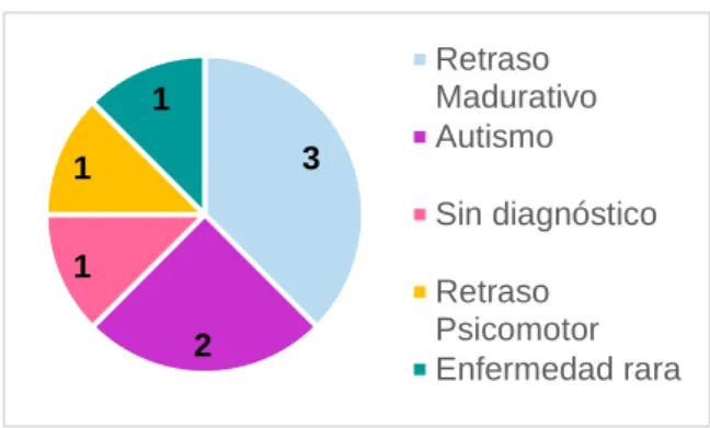 Figura 1. Diagnósticos de los participantes.