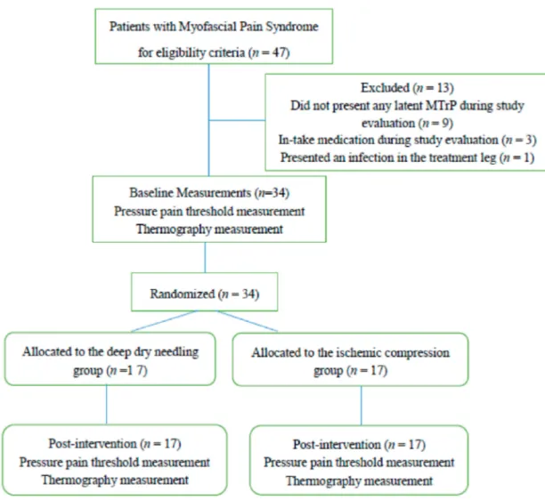 Figure 1. Flow diagram of patients throughout the course of the study.