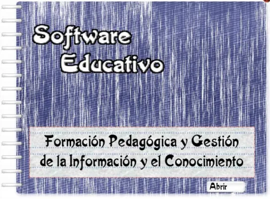 Figura 2.  Ventana de inicio del software