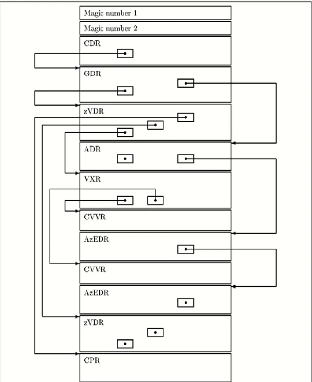 Figura 8 Ejemplo de ordenamiento para un fichero dotCDF con una Variable Comprimida. 