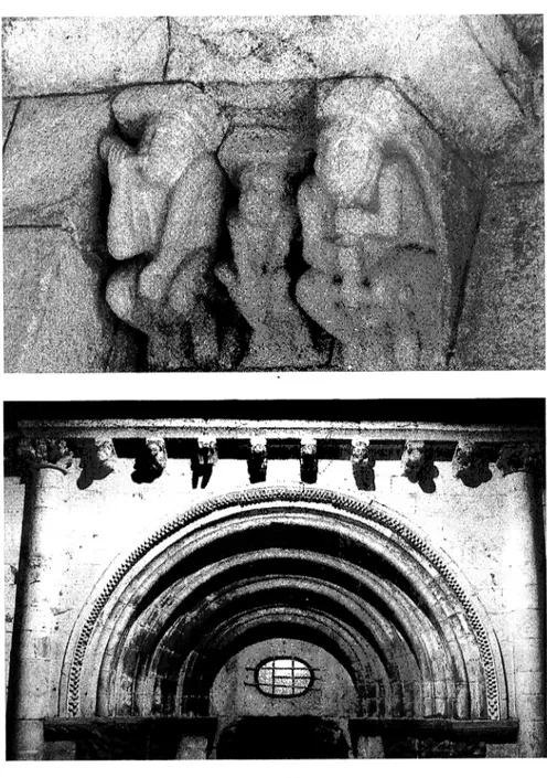 Fig.  2)  San  Salvador de  Sobrado  de Trives:  Detalle  de  la  puerta  principal. 