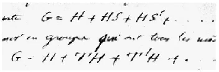 Ilustración 4.1: Manuscrito de Galois (1832) 