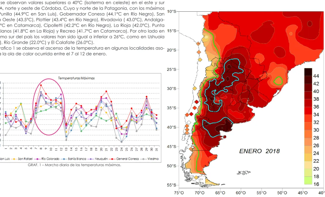FIG. 13 – Temperatura máxima absoluta (ºC)