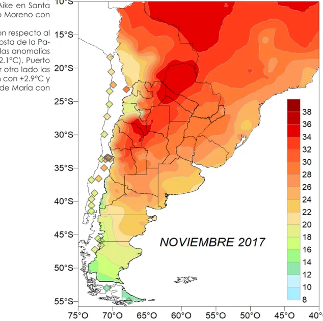 FIG. 9 – Temperatura máxima media (ºC).