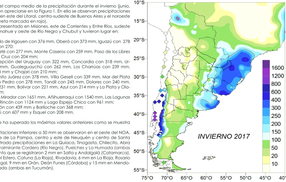 FIG. 1 –Totales de precipitación (mm)