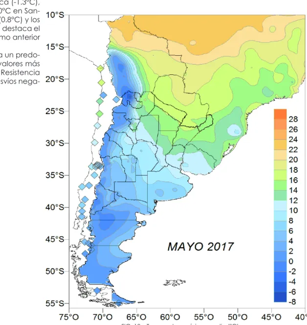 FIG. 12 – Temperatura mínima media (ºC)