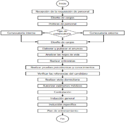 Figura 5.  Proceso de selección de personal. 