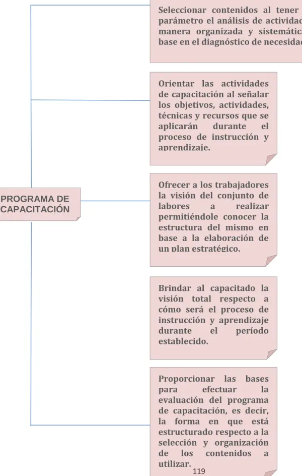 Figura 13. Diseño de un programa de capacitación 