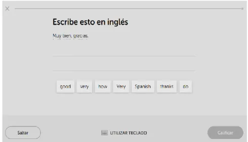 Figura 8: Fuente  www.duolingo.com 