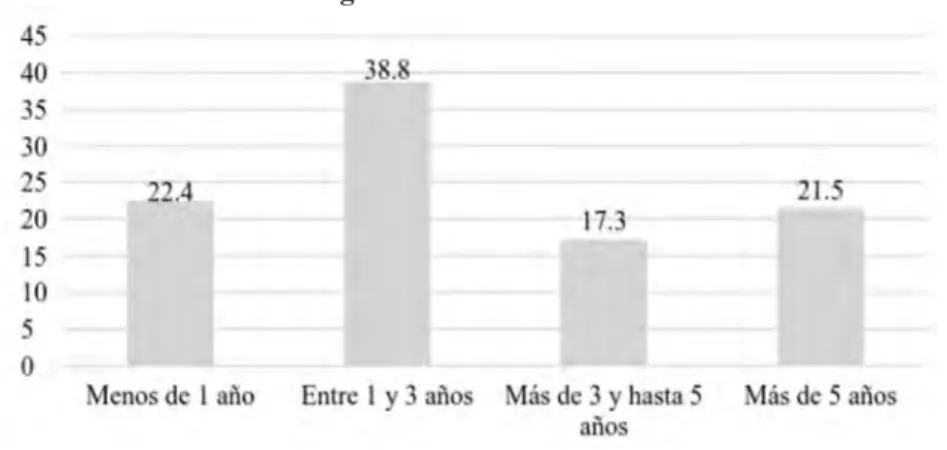 Figura 1: Años de novios