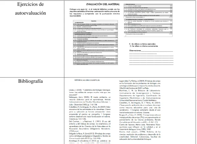 Cuadro  N° 7.  Estructura general de una guía didáctica
