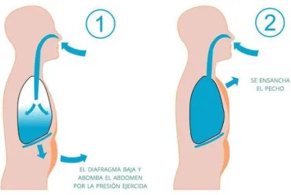 Figura 2. Ejercicio de Respiración.  
