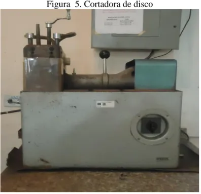 Figura  5. Cortadora de disco 