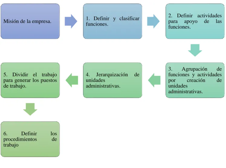 Gráfico  2: Etapas del Diseño Organizacional. 