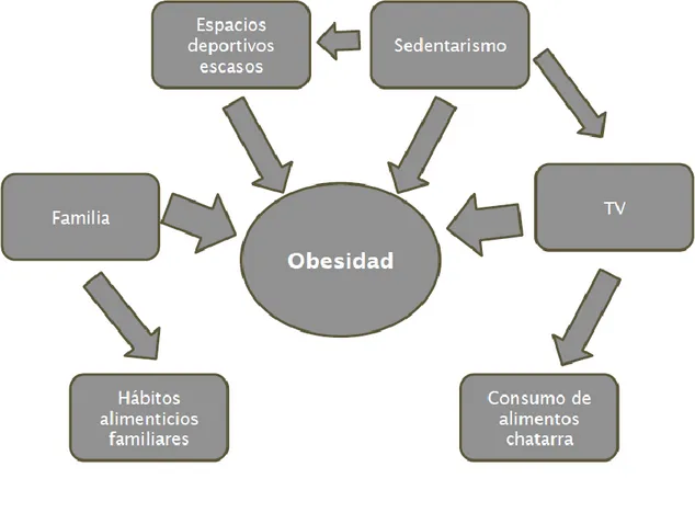 Figura N° 3. Factores ambientales a considerar en el desarrollo de la obesidad infantil