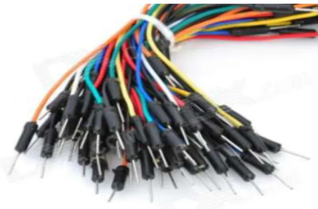 Figura 16-2: Cables de conexión para Arduino. 