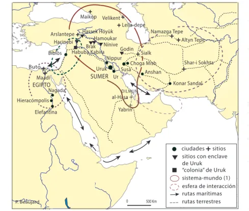 Fig. 3. Asia occidental y Egipto, 3600–3100 a.C.
