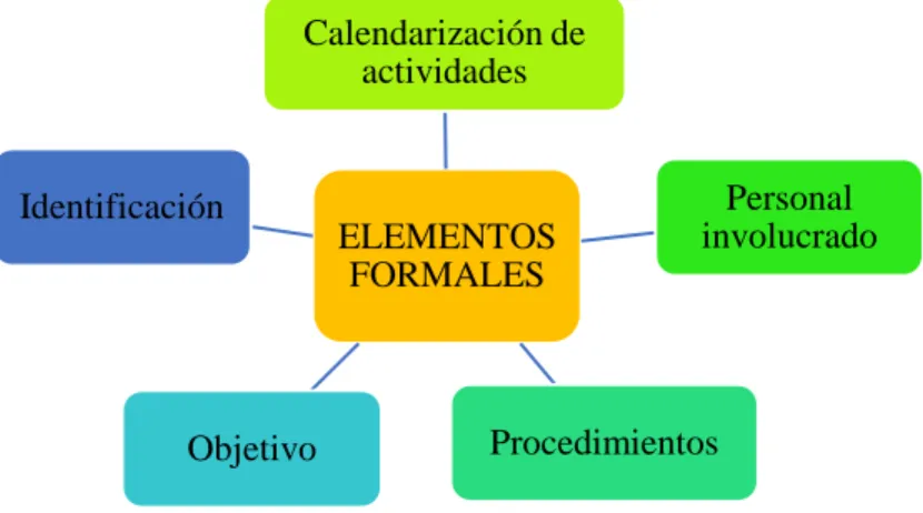Figura  2: Elementos formales del Programa de Auditoría 