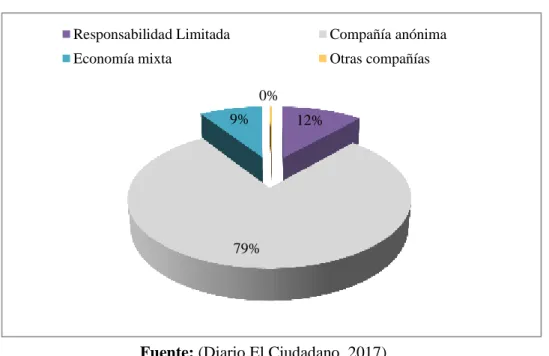 Gráfico 1: Compañías en Ecuador