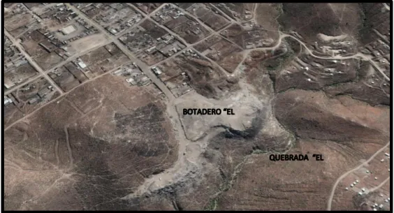Figura No. 3.1. Ubicación del botadero El Cebollar  